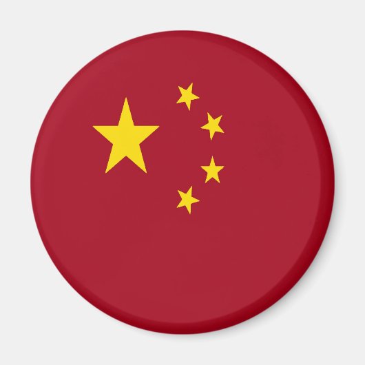Chinese vlag magneet (Voorkant)