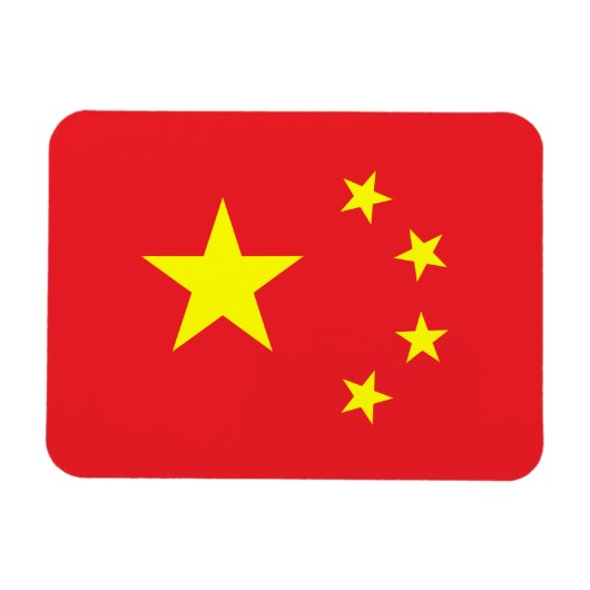 Chinese vlag magneet (Horizontaal)