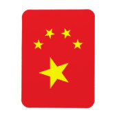 Chinese vlag magneet (Verticaal)