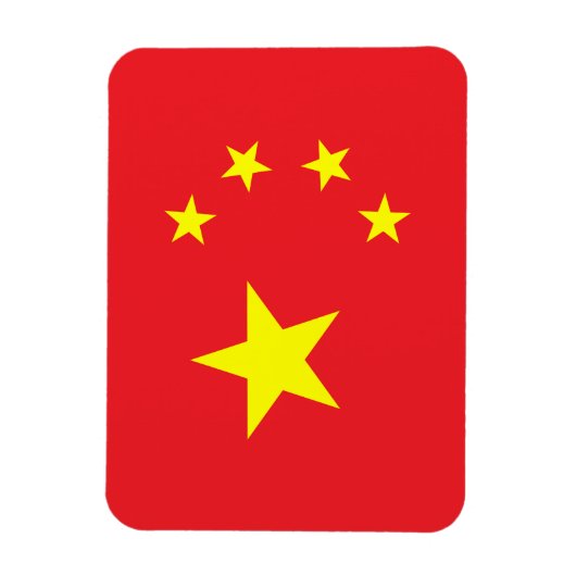 Chinese vlag magneet (Verticaal)