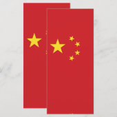 Chinese vlag menu (Voorkant / Achterkant)