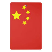 Chinese vlag mini klembord (Achterkant)
