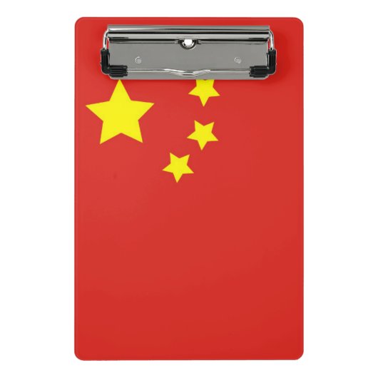 Chinese vlag mini klembord (Voorkant)