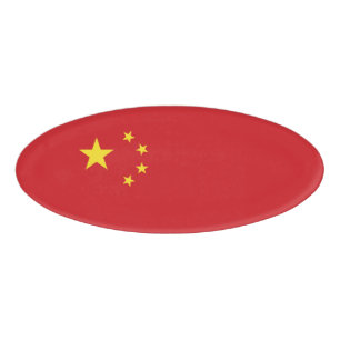 Chinese vlag naambadge