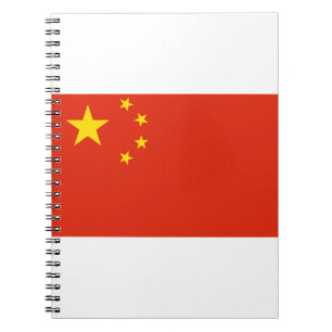 Chinese vlag notitieboek