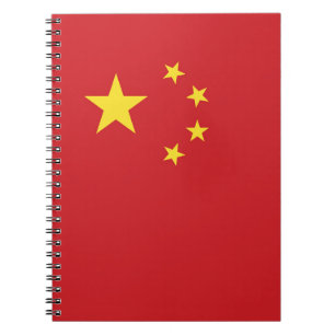 Chinese vlag notitieboek