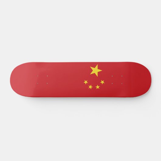 Chinese vlag persoonlijk skateboard (Horizontaal)