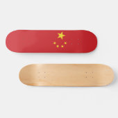 Chinese vlag persoonlijk skateboard (Horizontaal)