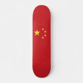Chinese vlag persoonlijk skateboard (Voorkant)
