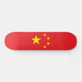 Chinese vlag persoonlijk skateboard (Horizontaal)