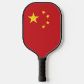 Chinese vlag pickleball paddle (Voorkant)
