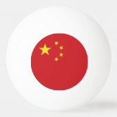 Chinese vlag pingpongbal (Voorkant)