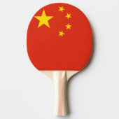 Chinese vlag pingpongpeddel voor tafeltennis tafeltennisbatje (Voorkant)