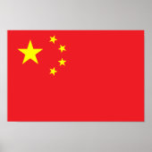 Chinese vlag poster (Voorkant)