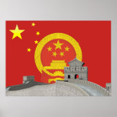 Chinese vlag poster (Voorkant)