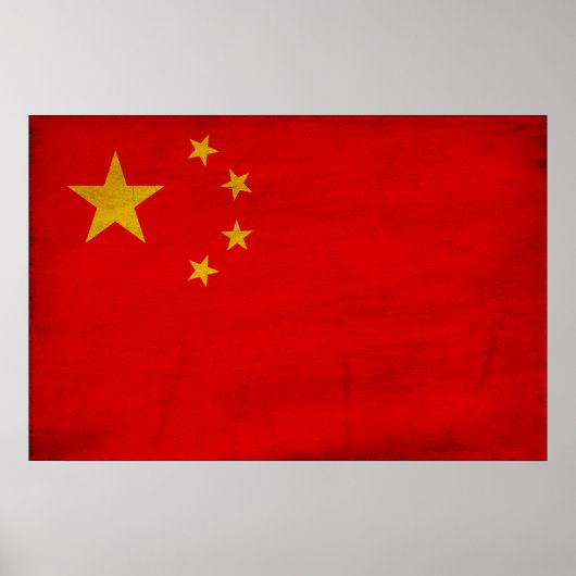 Chinese vlag poster (Voorkant)