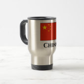 Chinese vlag reisbeker (Voorkant links)
