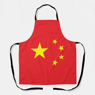 Chinese vlag schort