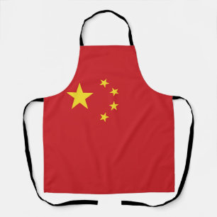 Chinese vlag schort