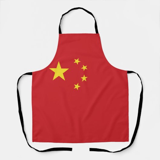 Chinese vlag schort (Voorkant)