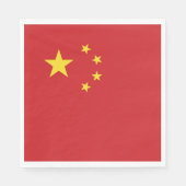 Chinese vlag servet (Voorkant)