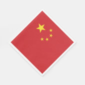 Chinese vlag servet (Hoek)
