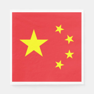 Chinese vlag servet
