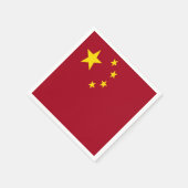 Chinese vlag servetten (Hoek)