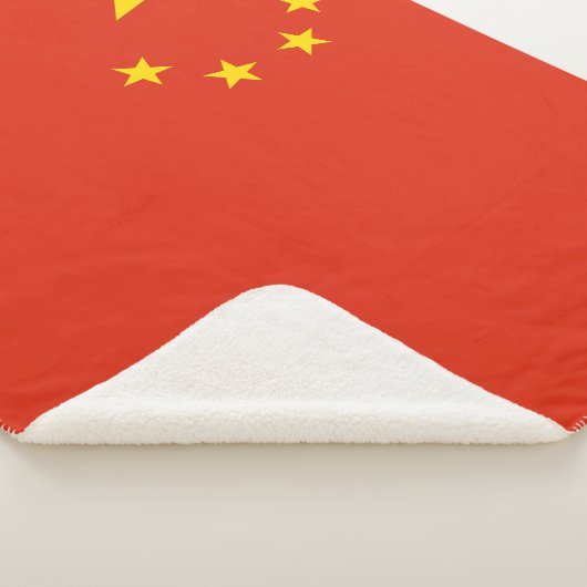 Chinese vlag Sherpa Blanket Sherpa Deken (3/4)