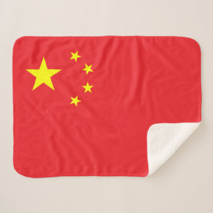 Chinese vlag sherpa deken