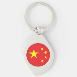 Chinese vlag sleutelhanger