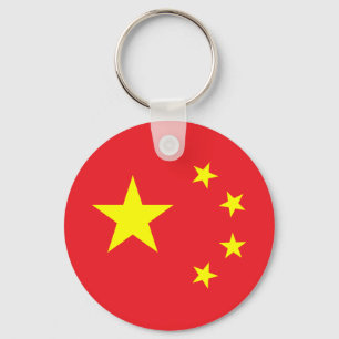 Chinese vlag sleutelhanger