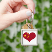 Chinese vlag sleutelhanger (Hand)