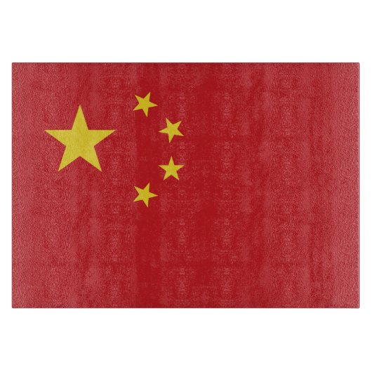 Chinese vlag snijplank (Voorkant)