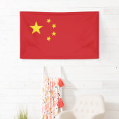 Chinese vlag spandoek (Insitu)