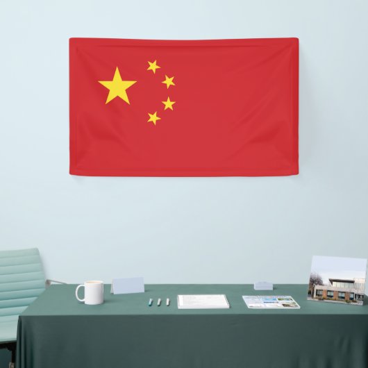 Chinese vlag spandoek (Beurs)