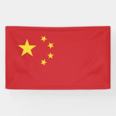 Chinese vlag spandoek (Horizontaal)