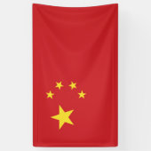 Chinese vlag spandoek (Verticaal)