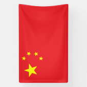 Chinese vlag spandoek (Verticaal)