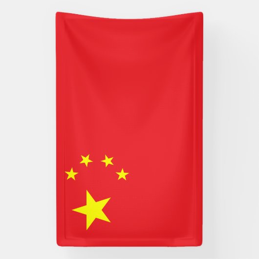 Chinese vlag spandoek (Verticaal)