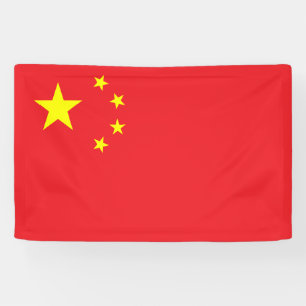 Chinese vlag spandoek