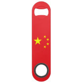 Chinese vlag speed flessenopener (Voorkant)