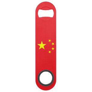 Chinese vlag speed flessenopener