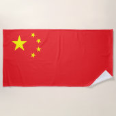Chinese vlag strandlaken (Voorkant)