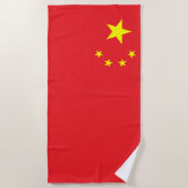 Chinese vlag strandlaken (Voorkant)