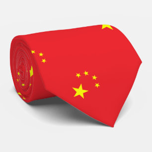 Chinese vlag stropdas