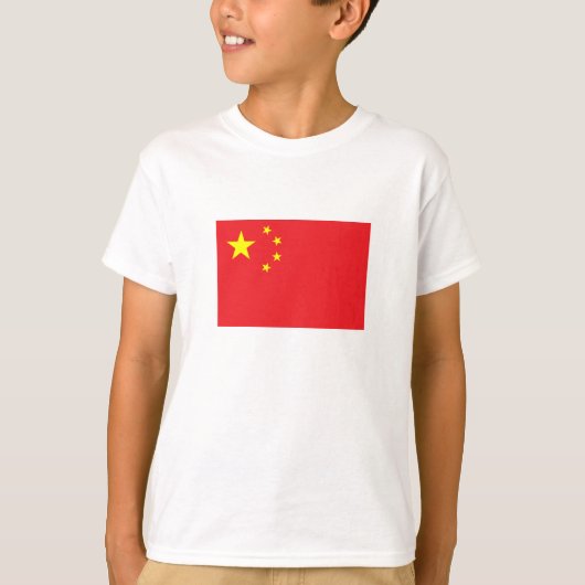 Chinese vlag t-shirt (Voorkant)