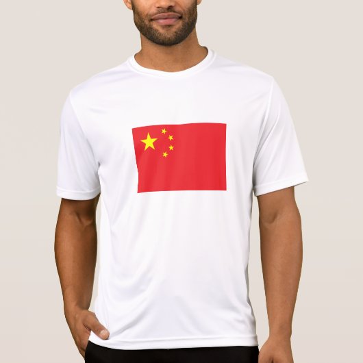 Chinese vlag t-shirt (Voorkant)