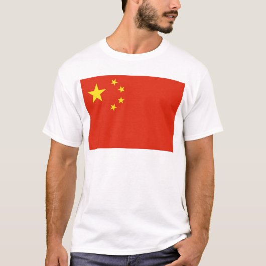 Chinese vlag t-shirt (Voorkant)