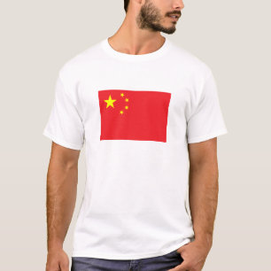 Chinese vlag t-shirt